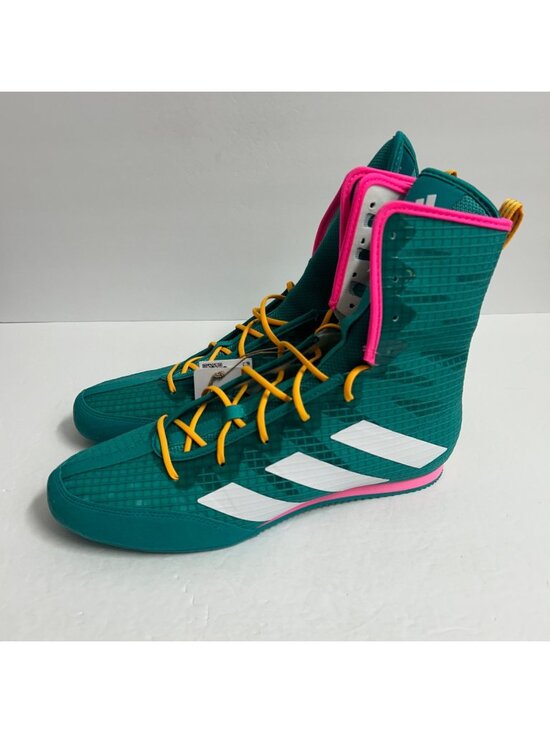 NEW Adidas Box Hog 4 Boxing Shoes JR5382 Size 9 Pure Teal main image 6